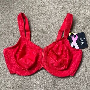 Red Lace Underwire Bra